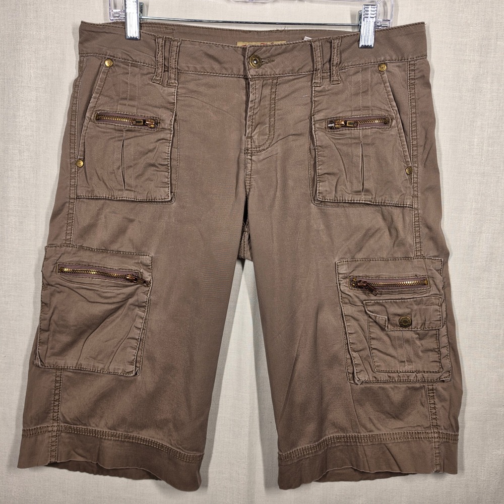 Vintage Paris Blues Cargo Shorts Womens 11 Y2K UtilitarianGorpcore Utility